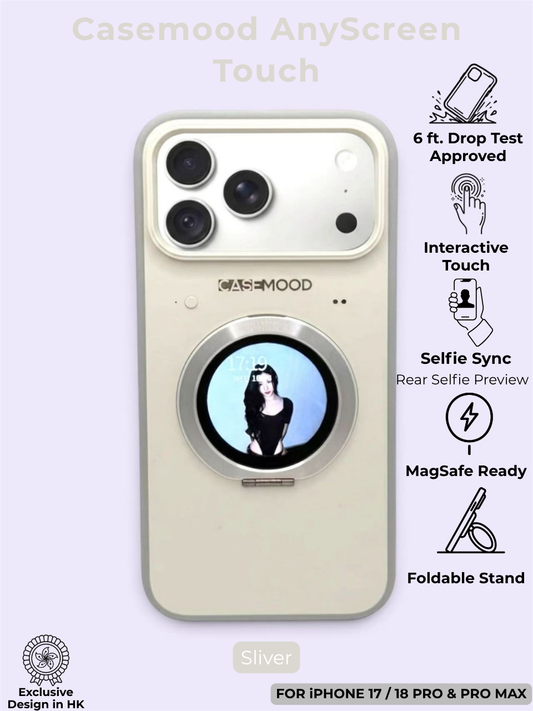 Casemood AnyScreen Touch | Dual-Screen MagSafe Case