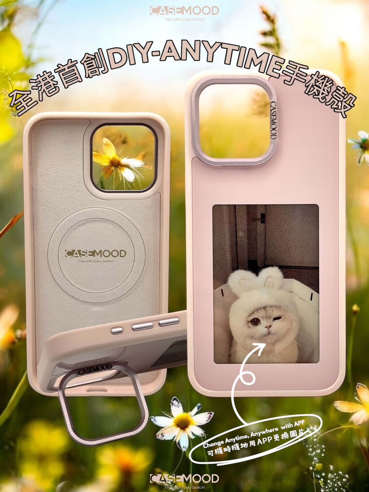 iPhone 14 Series DIY Customizable Case MagSafe-Supported w/ Adjustable Ring Stand