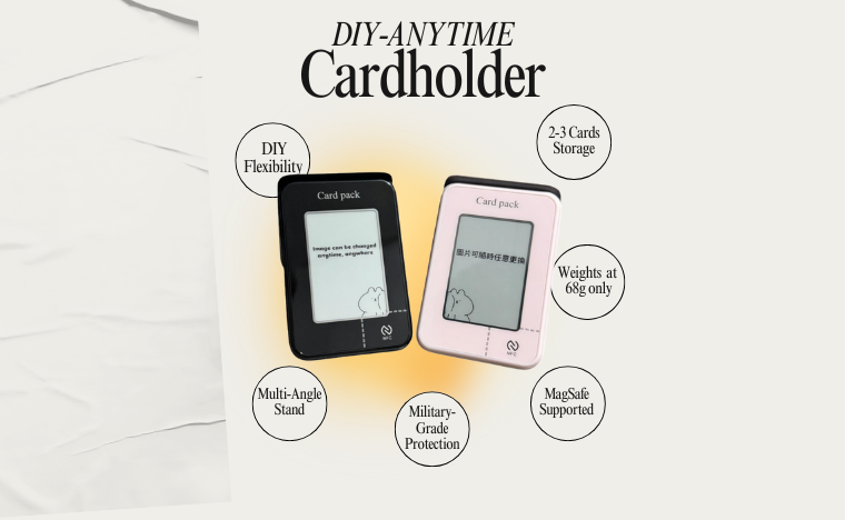DIY-Anytime MagSafe Card Holder (Black)