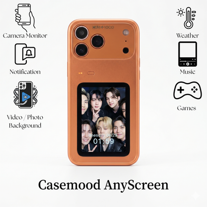 Casemood AnyScreen | Revolutionary Dual Touchable Screen Smart iPhone Case